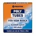 Fita Veda Rosca 18mm x 25m Emb. c / 30 Un. - Polytubes - cod. 463240