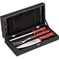 Conjunto p / Churrasco 5 Pe&ccedil;as c / Estojo de Madeira - Tramontina - cod. 1002278