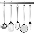 Conjunto de Utens&iacute;lios 6 Pe&ccedil;as Utility com Suporte - Tramontina - cod. 1002465