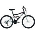 Bicicleta Mountain Bike SK Aro 26 21 Marchas Full Suspension Preta / Prata - Caloi - cod. 2201991