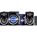 Mini System SC-AKX74LB-K c/ CD, 2G memória interna (Até 500 músicas), Função Karaokê, USB Rec & Play, 2 Super Woofer, Iluminação de Led , MP3, 900W RMS - Panasonic - 2207319