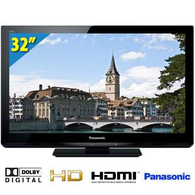 TV 32" LCD Viera TC-L32C30B c/ Conversor Digital Integrado, Wireless Ready , Game Mode, 3 HDMI, 2 USB - Panasonic
