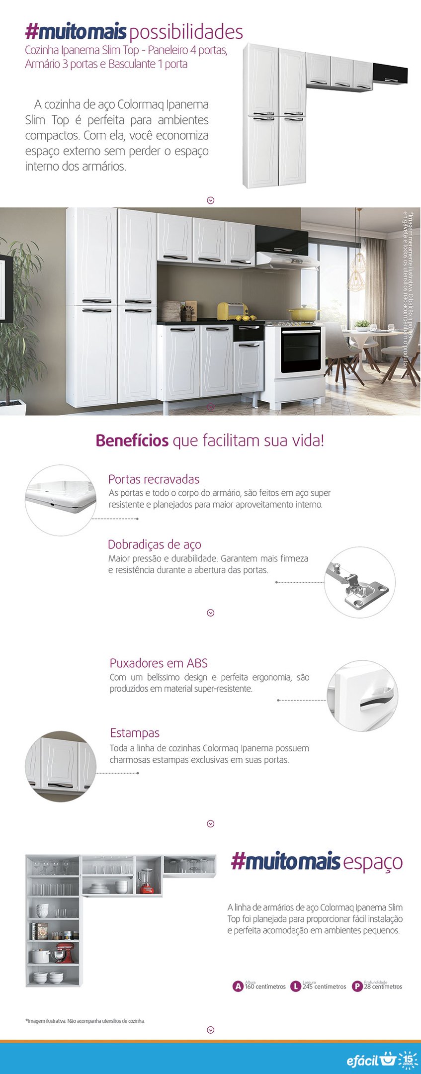 Cozinha Ipanema Top 3 Pe As Branco Preto Colormaq Cozinhas Ef Cil Cozinha Ipanema Top 3 Pe As Branco Preto Colormaq Cozinhas Ef Cil
