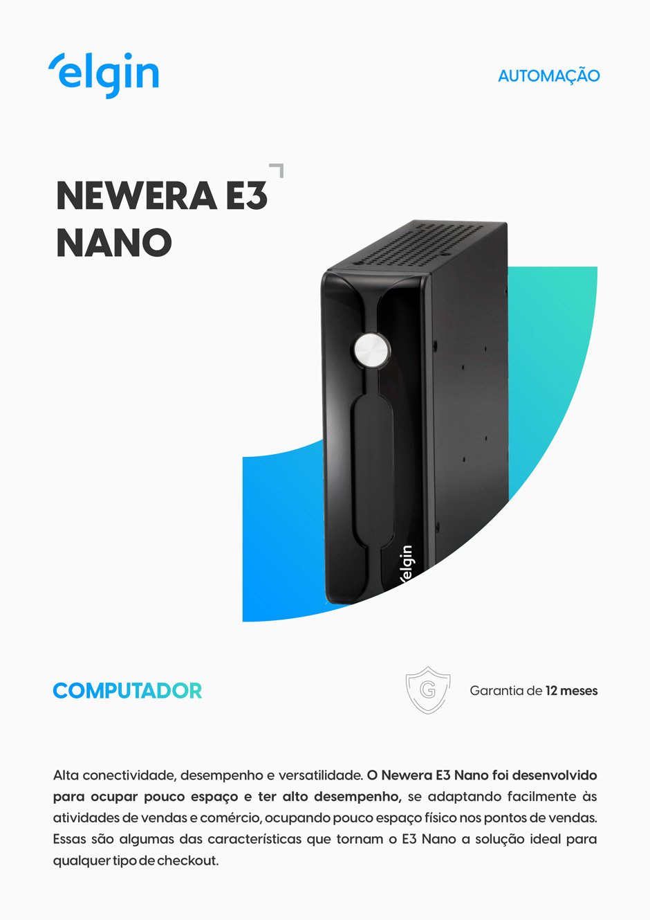 Conteúdo informativo Micro Elgin Nano 4GB 46NN2PC0B8NF 