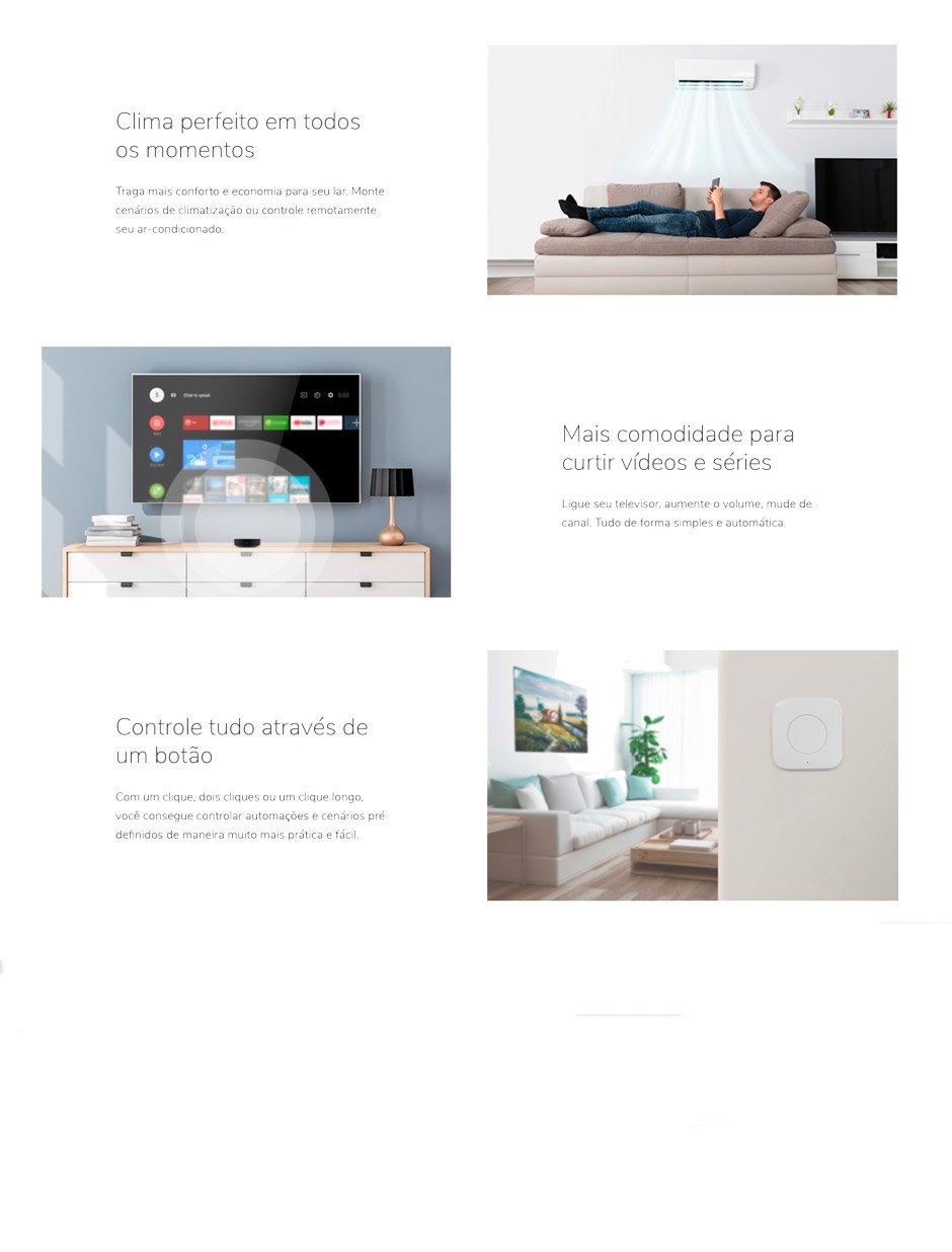 Conteúdo informativo Sistema de automoção Mibo Home