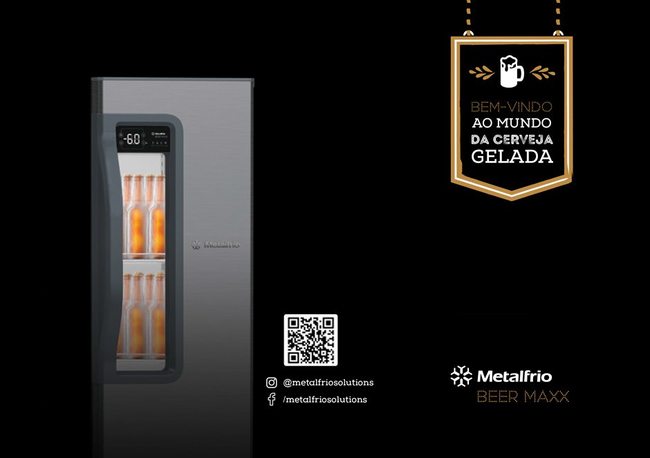Conteúdo informativo Cervejeira Metalfrio 324 Litros VN28TP