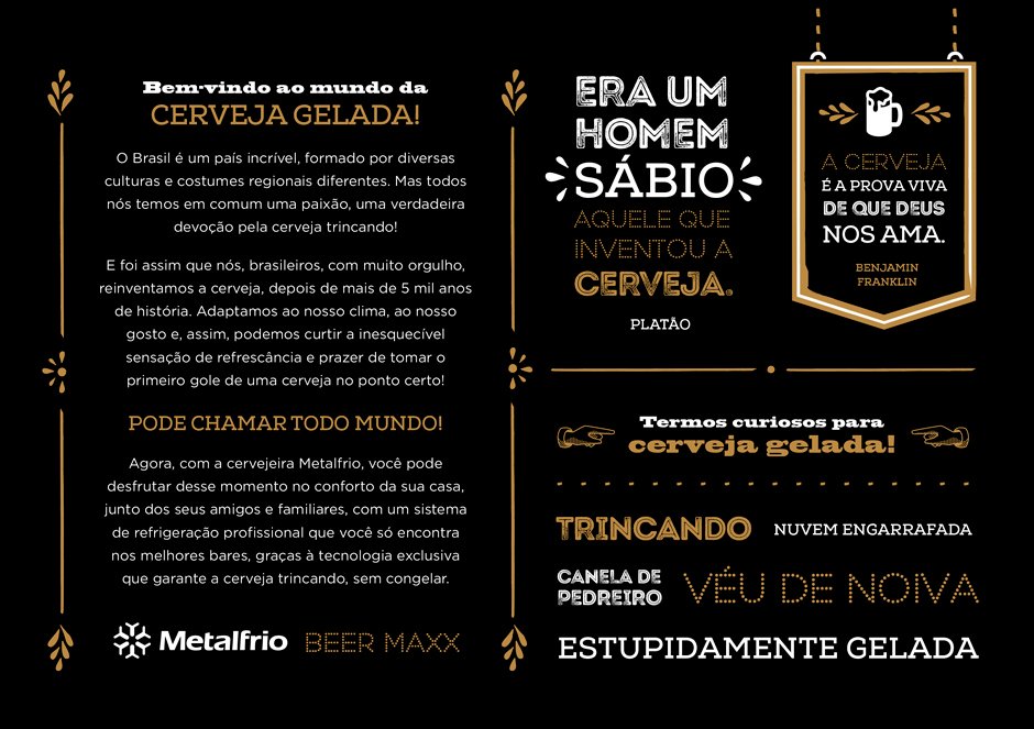 Conteúdo informativo Cervejeira Metalfrio 324 Litros VN28TP