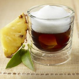 Café gelado com coco